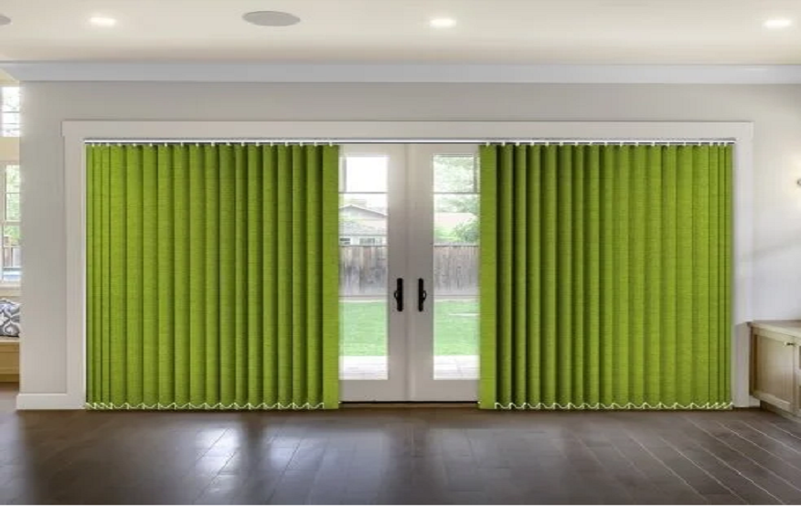 vertical blinds,